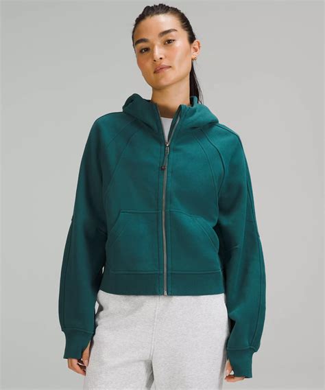 scuba oversized full-zip hoodie